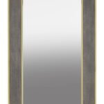 Lewis Grey Shagreen Effect Wall Mirror