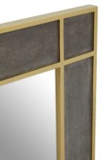 Lewis Grey Shagreen Effect Wall Mirror