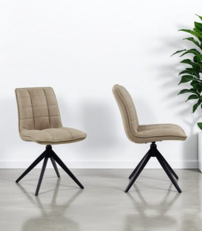 Lima Taupe Fabric Dining Chair