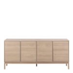 Linley 4 Door Sideboard in White Oak