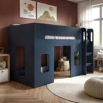 Lino Playhouse Mid Sleeper Bed - Image 6