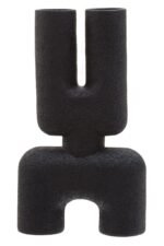 Lismore Black Large Sculptural Vase