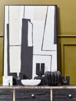 Lismore Black Large Sculptural Vase