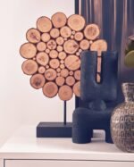 Lismore Black Large Sculptural Vase