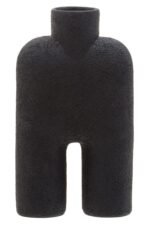 Lismore Black Small Sculptural Vase