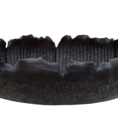 Lismore Black Textured Decorative Bowl