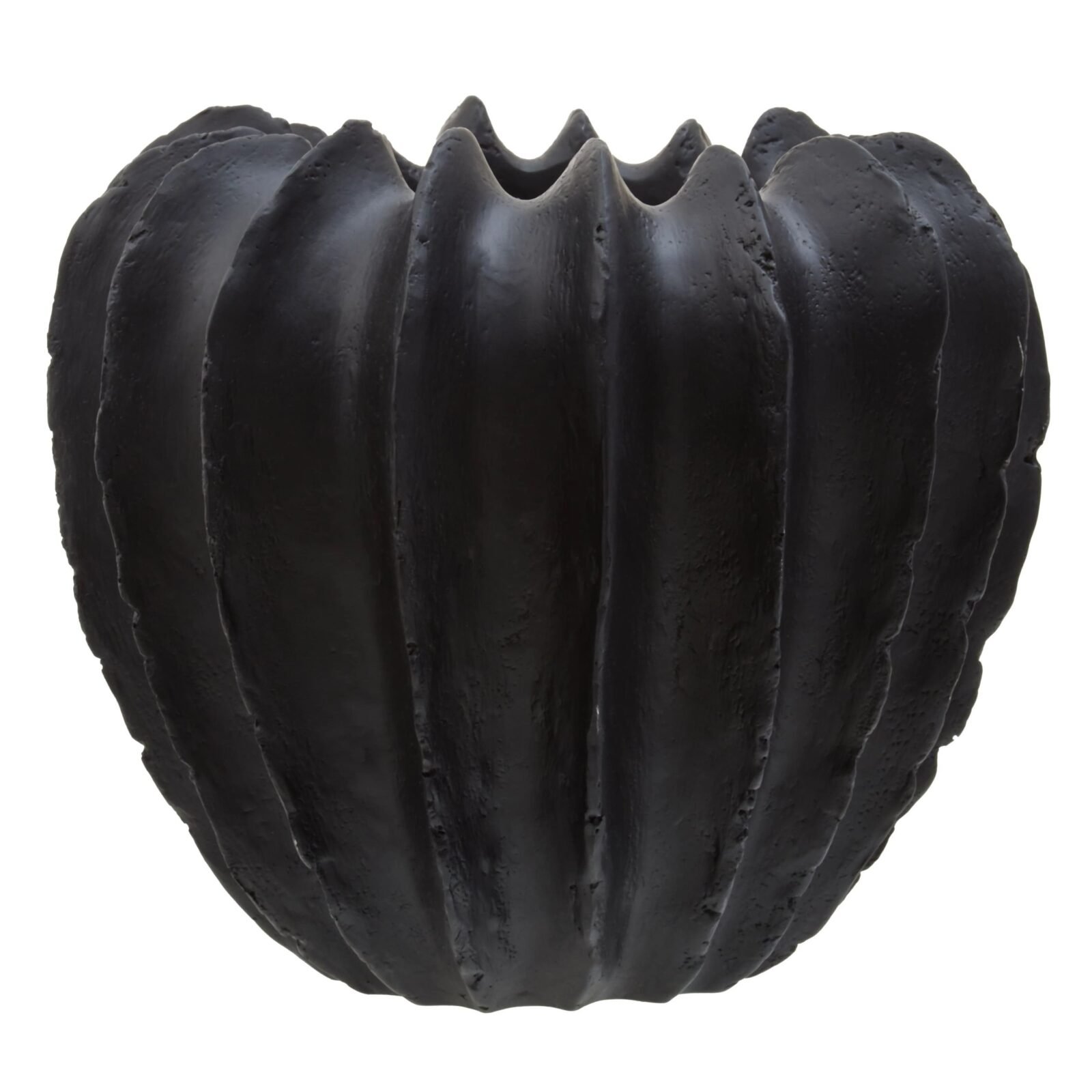 Lismore Black Textured Vase Lismore Black Textured Vase