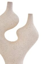 Lismore Cream Textured Sculptural Vase
