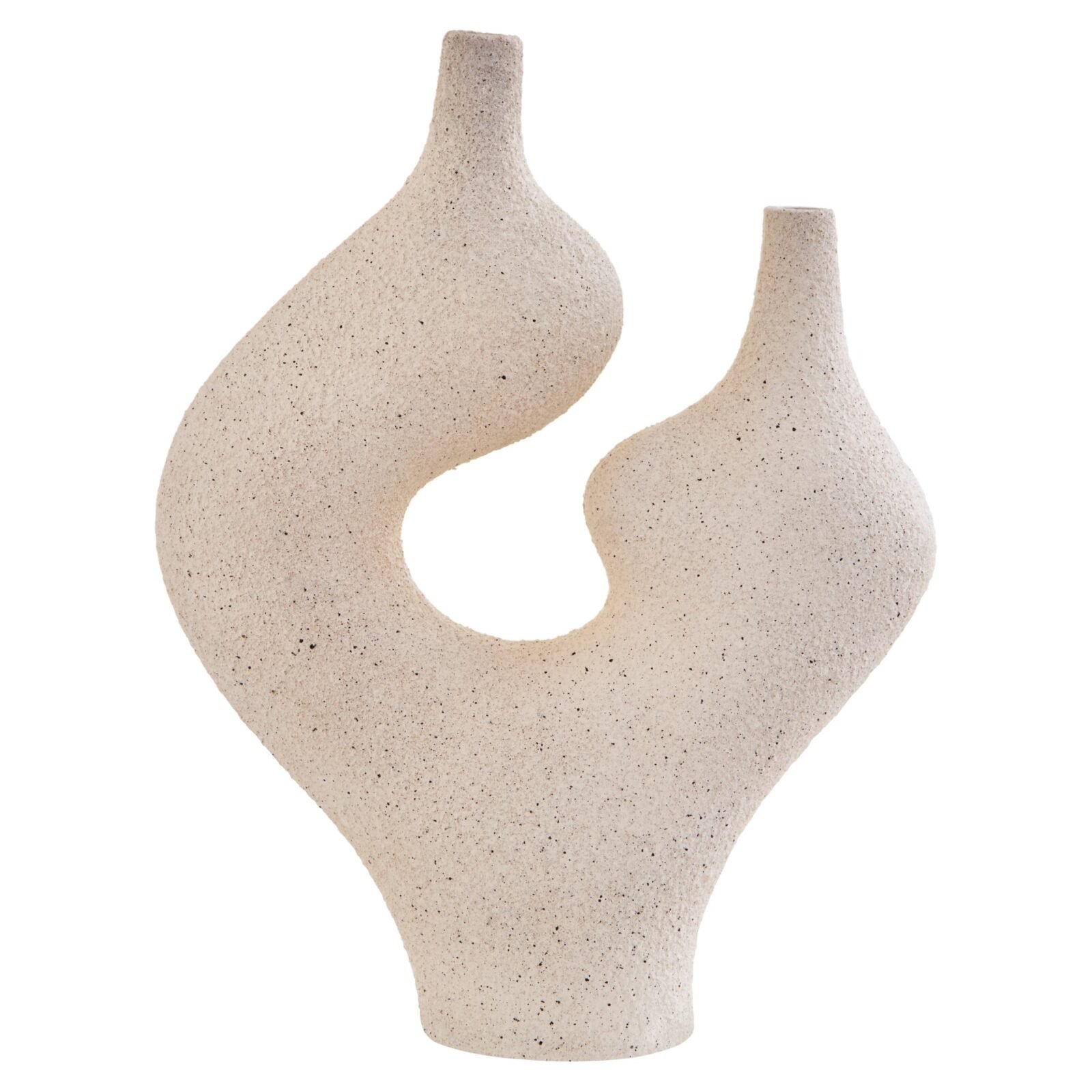 Lismore Cream Textured Sculptural Vase Lismore Cream Textured Sculptural Vase
