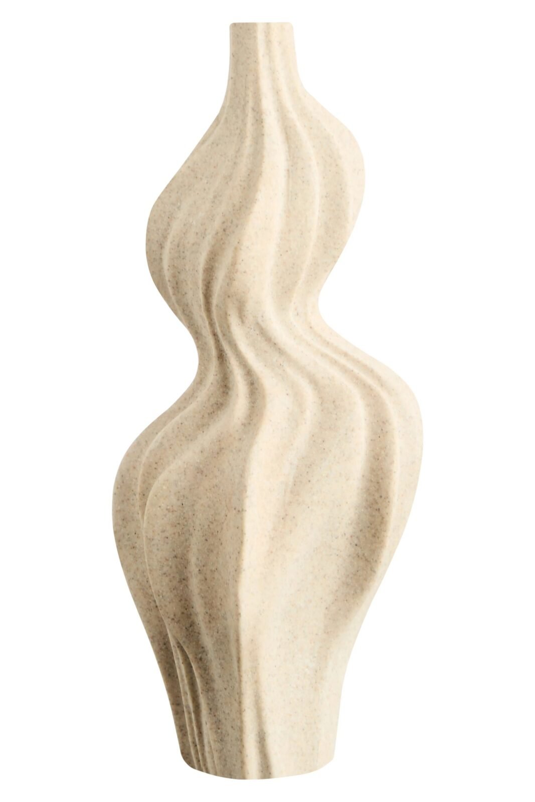 Lismore Sandstone Effect Organic Twist Vase Lismore Sandstone Effect Organic Twist Vase