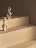 Lismore Sandstone Effect Organic Twist Vase