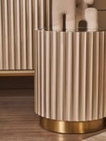 Lismore Sandstone Effect Sculptured Small Vase