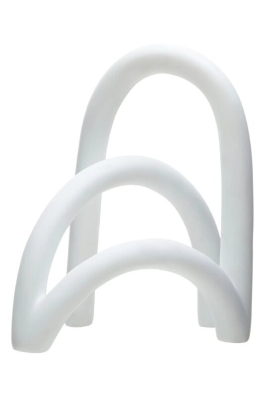 Lismore White Arched Sculpture