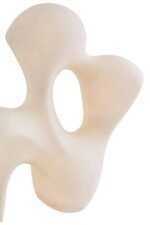 Lismore White Marble Effect Organic Sculpture