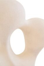 Lismore White Marble Effect Organic Sculpture