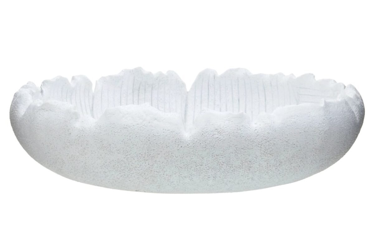 Lismore White Textured Decorative Bowl
