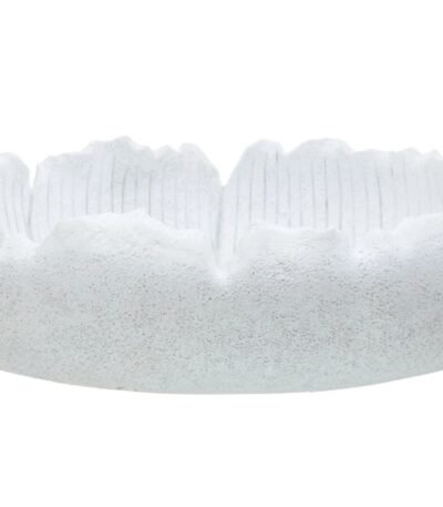 Lismore White Textured Decorative Bowl