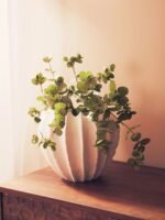 Lismore White Textured Vase