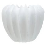 Lismore White Textured Vase