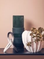 Lismore White Textured Vase