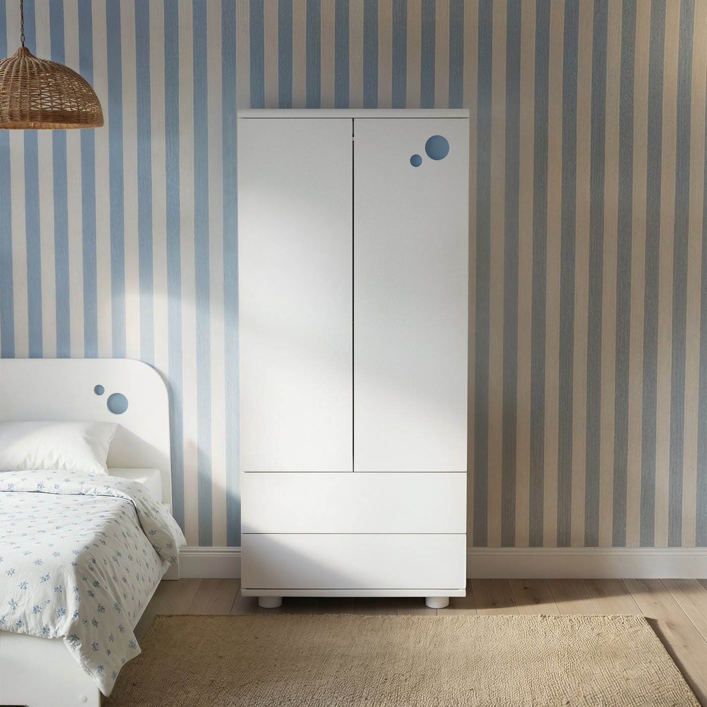 livana-double-wardrobe-with-drawers-1 Livana Double Wardrobe With Drawers - Image 1