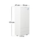 Livana Double Wardrobe With Drawers - Image 6