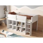 Loop Mid Sleeper Bed Cube Unit Set Grey