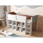 Loop Mid Sleeper Bed Cube Unit Set Pink