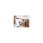 Loop Mid Sleeper Bed Full Storage Set With 2 Doors Grey