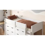 Loop Mid Sleeper Bed Storage Set Grey