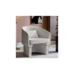 Lowen Cream Bouclé Accent Chair