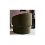 Lowen Khaki Velvet Accent Chair