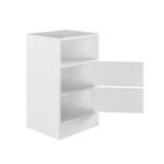 Luca 3 Tier Storage Unit with Ribbed Doors - Image 6