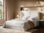 Lumen Ottoman Bed with LED Winged Headboard