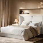 Lumen Ottoman Bed with LED Winged Headboard