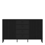 Lusaka Sideboard 2 Door 4 Drawer in Black Graphite