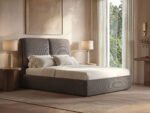 Lydia Upholstered Ottoman Storage Bed Cord Fabric Brown - Image 7