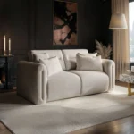 Mabel 2 Seater Sofa Charcoal Velvet
