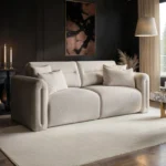 Mabel 3 Seater Sofa Charcoal Velvet