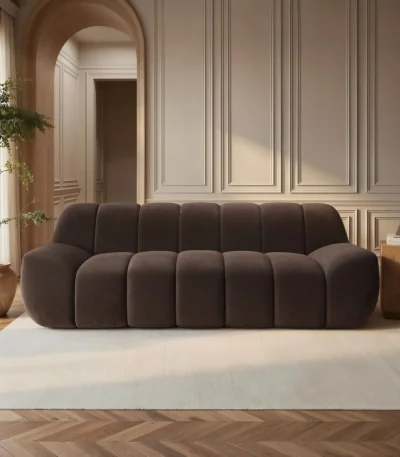 Macy Large 3 Seater Velvet Sofa
