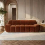 Macy Large 3 Seater Velvet Sofa