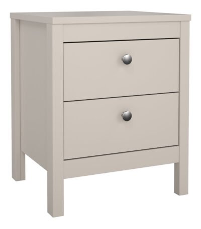 Madrid Bedside Table 2 Drawers