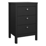 Madrid Bedside Table 3 Drawers