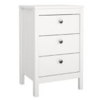Madrid Bedside Table 3 Drawers