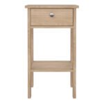 Madrid Bedside Table with 1 Drawers in Jackson Hickory Oak
