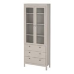 Madrid China Cabinet 2 Glass Doors with 3 Drawers