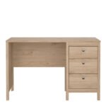 Madrid Desk 3 Drawers in Jackson Hickory Oak
