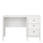 Madrid Desk 3 Drawers White
