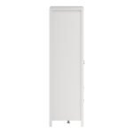 Madrid Wardrobe with 2 Doors 1 Mirror Door 2 Drawers White