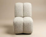 Maelys Sculptural Lounge Chair Chenille - Image 7